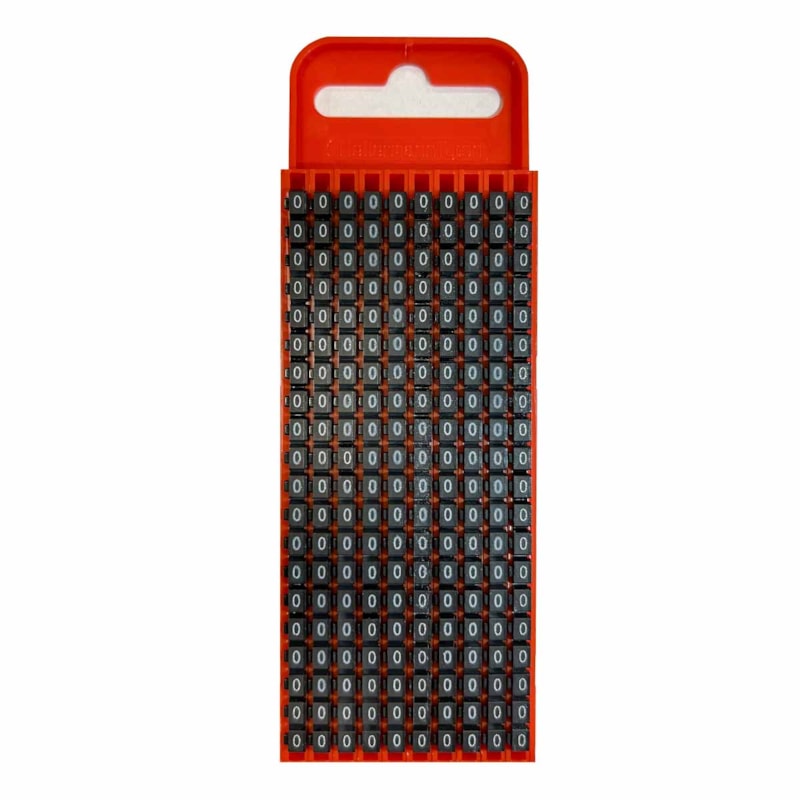 Marcador W1 N°0 0.5 - 1.5MM Cartela Vermelha Com 200 Unidades Hellermann