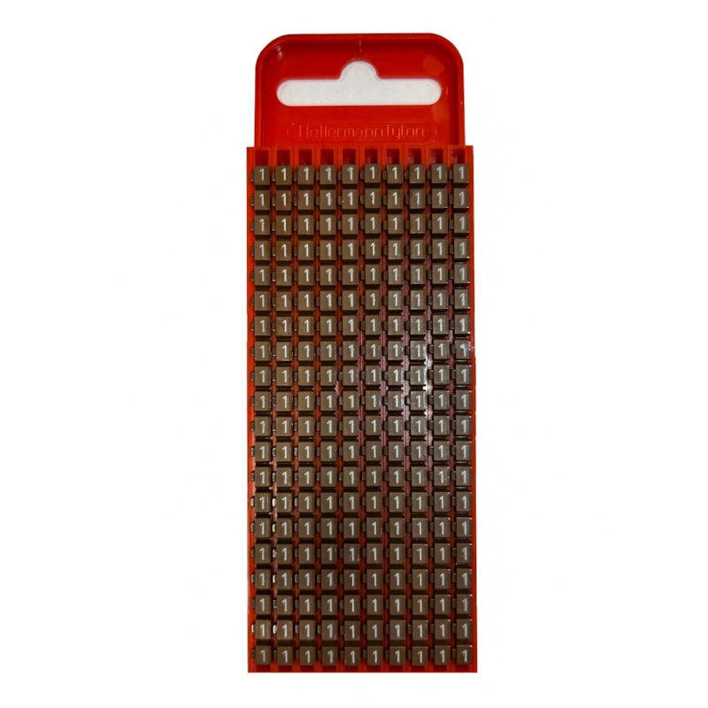 Marcador W1 N°1 0.5 - 1.5MM Cartela Vermelha Com 200 Unidades Hellermann
