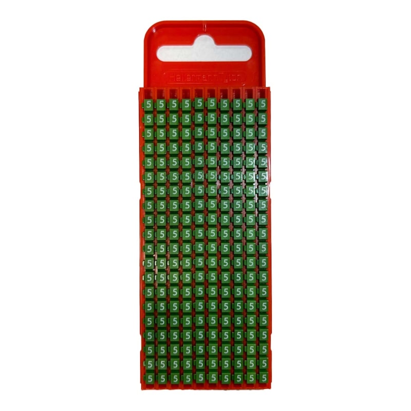 Marcador W1 N°5 0.5 - 1.5MM Cartela Vermelha Com 200 Unidades Hellermann