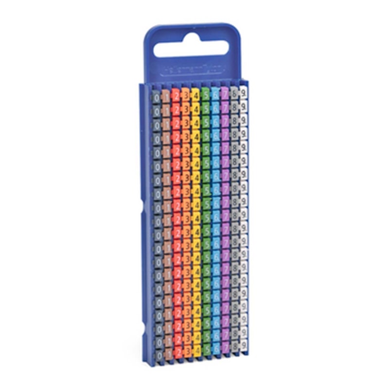 Marcador W2 N°0 A 9 1.5 - 2.5MM Cartela Azul Com 200 Unidades Hellermann