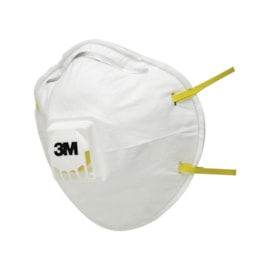 Máscara Descartável com Válvula Branco 3M Máscara Descartável com Válvula Branco 3M