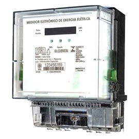 Medidor De Consumo Bifásico LCD 120/240V 15/120A 3 Fios 2 Elementos Eletro Flissak
