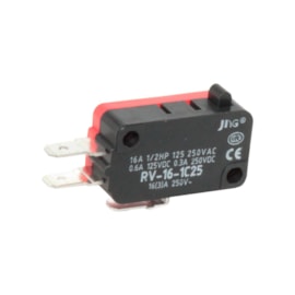 Micro Chave RV-16-1C25 16A com Pino Simples Jng Micro Chave RV-16-1C25 16A com Pino Simples Jng