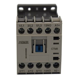 Mini Contator CTM-6-B0-310 7A 24VCC 1NA Metaltex