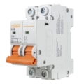 Mini Disjuntor C Bipolar 04A 6Ka Metaltex