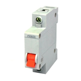 Mini Disjuntor C Monopolar 20A Metaltex Mini Disjuntor C Monopolar 20A Metaltex