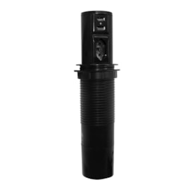 Mini Totem Automático 2 Tomadas USB + 1 Tomada 10A Preto Dutotec Mini Totem Automático 2 Tomadas USB + 1 Tomada 10A Preto Dutotec