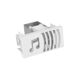Módulo Campainha Beleze Cigarra Bivolt Branco Enerbras Módulo Campainha Beleze Cigarra Bivolt Branco Enerbras