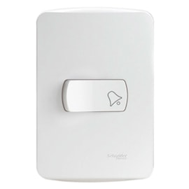 Módulo Campainha Miluz Pulsador 10A Branco Schneider Módulo Campainha Miluz Pulsador 10A Branco Schneider