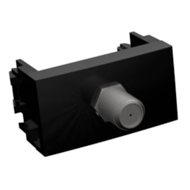 Modulo Dubai Coaxial Preto Enerbras