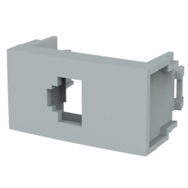 Modulo Dubai Keystone Rj11/Rj45 Gris Matte Enerbras