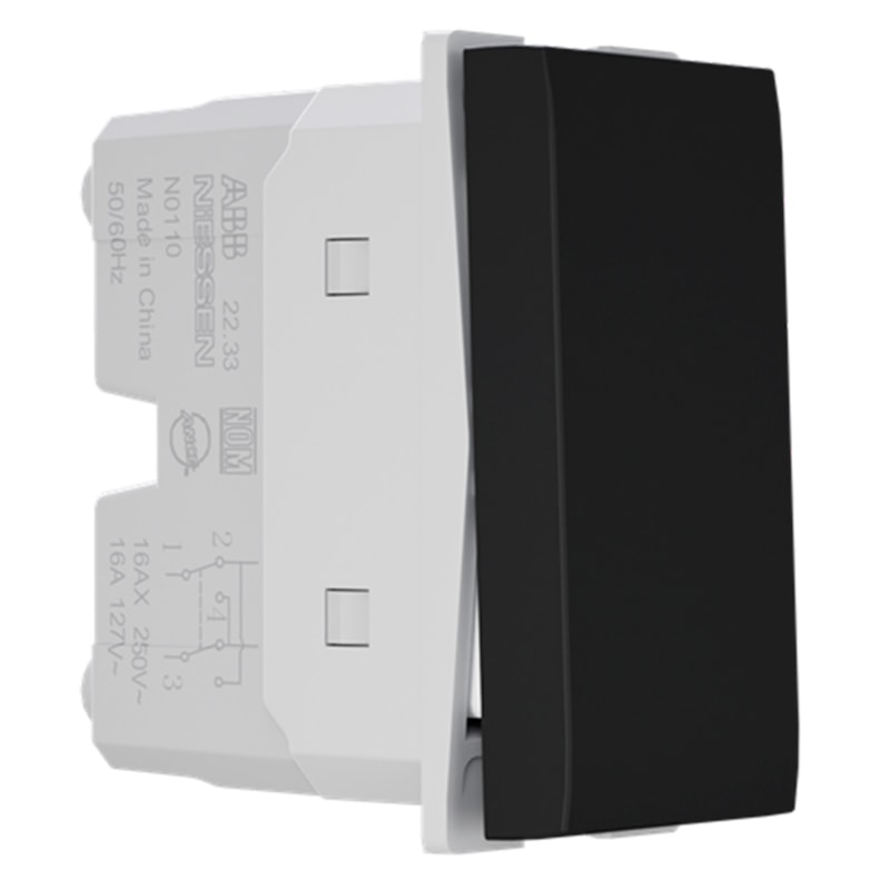 Módulo Origen Interruptor Intermediário 16A 250V Preto Abb