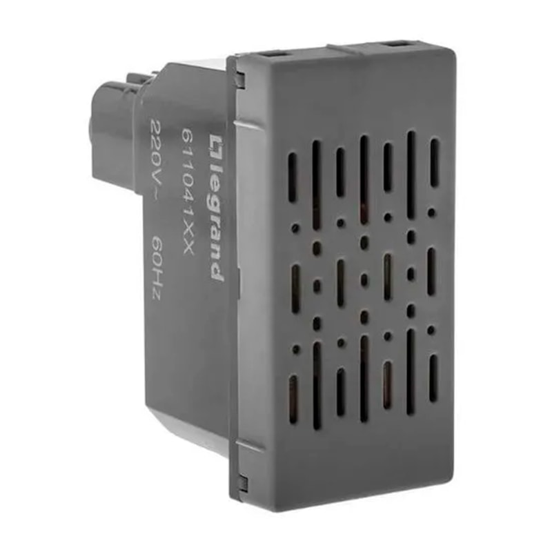 Módulo Plus+ Campainha Cigarra Cinza 127V Pial