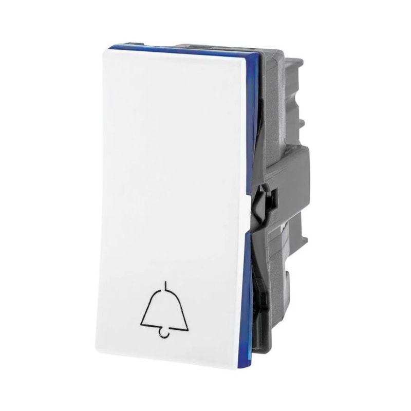 Modulo Plus+ Pulsador Campainha Branco Pial