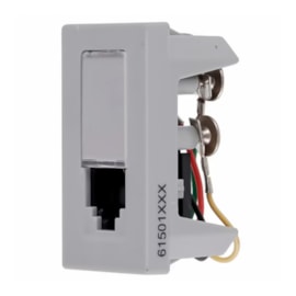 Módulo Plus+ Rj11 4 Fios Cinza Pial