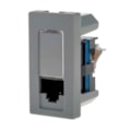 Módulo Plus+ Rj45 Cat5E Cinza Pial