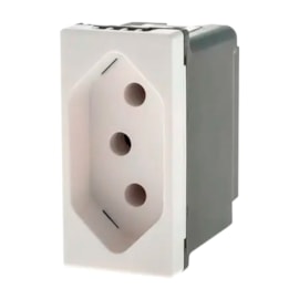 Módulo Plus+ Tomada 10A Branca Borne Automático Pial
