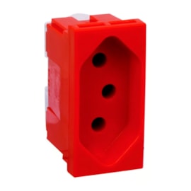 Modulo Plus+ Tomada 20A Vermelho Pial