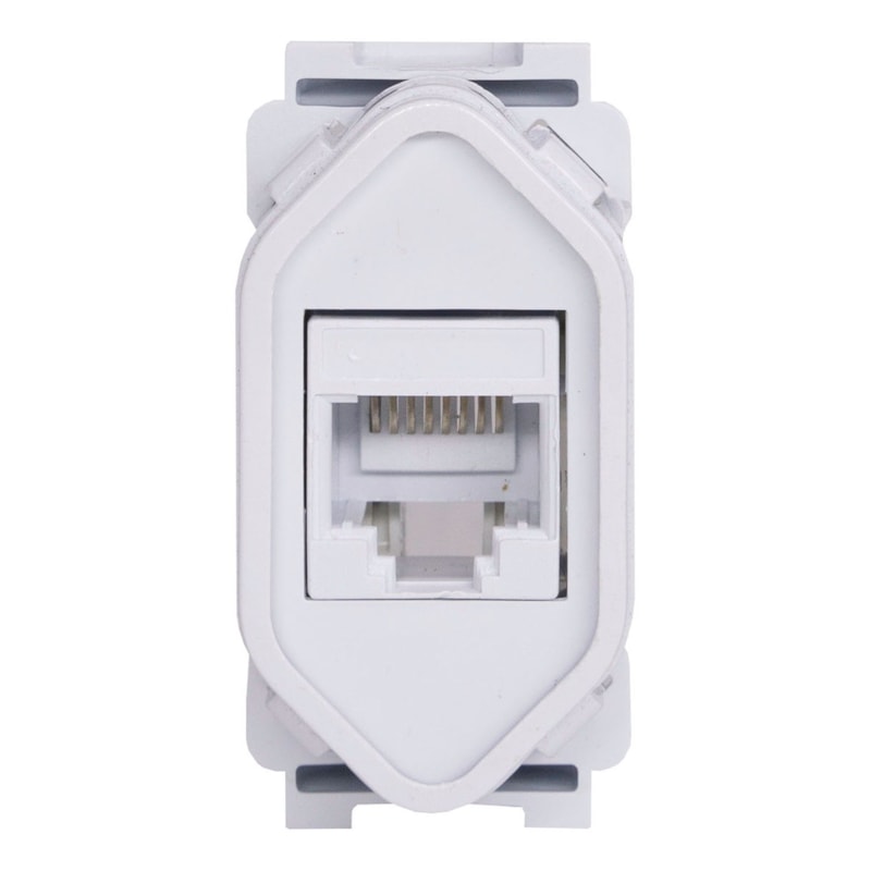 Módulo Ravenna Jack Rj45 Branco Dicompel