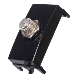 Módulo Sleek Coaxial 75 OHMS Preto Margirius