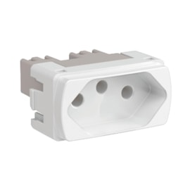 Módulo Tomada 10A Branco Miluz Scheneider Módulo Tomada 10A Branco Miluz Scheneider