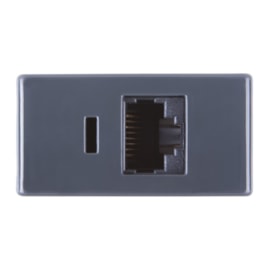 Módulo Tramontina Rj45 Cat 6 Grafite Tramontina