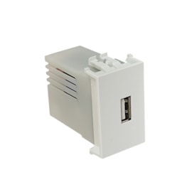 Módulo USB Carregador Branco Ilus Siemens Módulo USB Carregador Branco Ilus Siemens