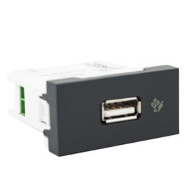 Módulo USB Orion Preto Schneider Módulo USB Orion Preto Schneider