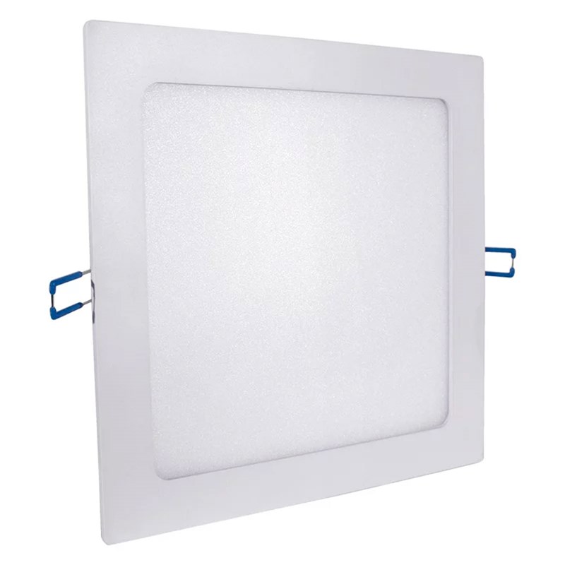 Painel LED de Embutir 12W Luz Branco Frio Quadrado Bivolt Empalux