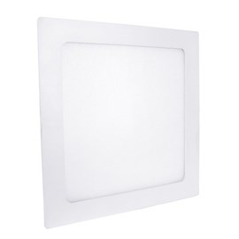 Painel LED de Embutir 12W Luz Branco Quente Quadrado Bivolt Save Energy