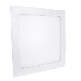 Painel LED de Embutir 20W Luz Branco Quente Quadrado Bivolt Save Energy