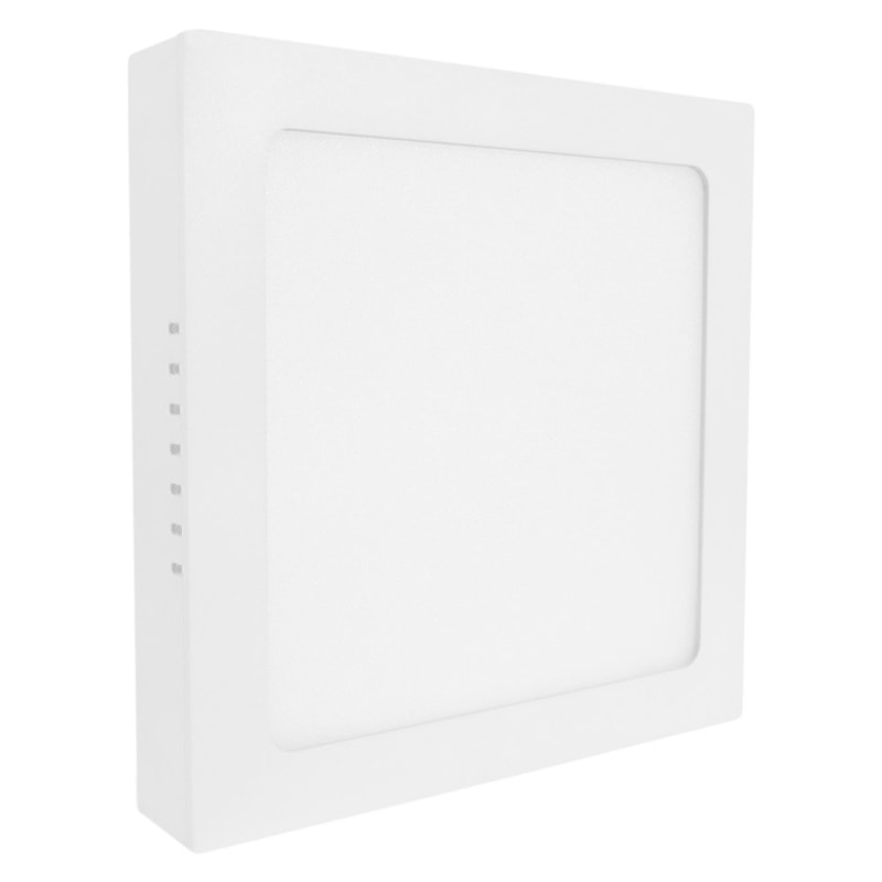 Painel LED de Sobrepor 25W Luz Branco Neutro Quadrado Bivolt Save Energy