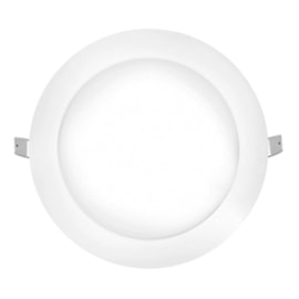 Painel Led Embutir 18W 2700K 1080Lm Redondo Branco 23Cm Bivolt Ourolux