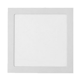 Painel LED Embutir 18W Luz Branco Neutro 20,15cm Quadrado Stella
