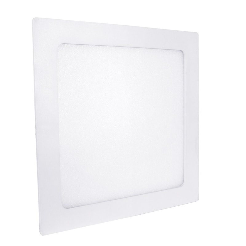 Painel Led Embutir 20W 3000K 1220Lm Quadrado Branco 22Cm Save Energy