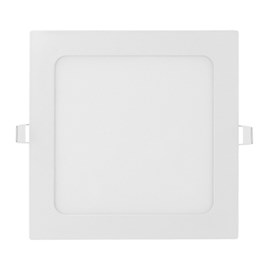Painel LED Embutir 20W 6500K 1375LM Quadrado Branco 22CM
