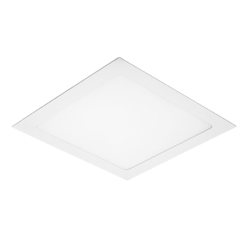 Painel LED Embutir 24W 2700k A 6500K 1800LM Smart Quadrado Branco 29CM Bivolt Taschibra