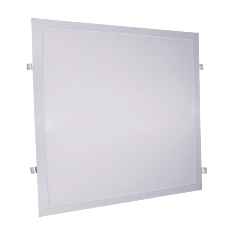 Painel LED Embutir 50w 4000k Branco Neutro 5000lm Quadrado 60cm Branco Bivolt  Eletrorastro