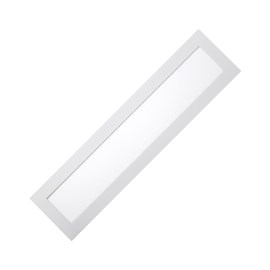 Painel LED Embutir Slim Tech Fit Branco Retangular 45W Luz Branco Frio 6500K 4050 Lumens Bronzearte