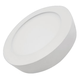 Painel Led Sobrepor 12W 2700K 720Lm Redondo 17Cm Bivolt Ourolux