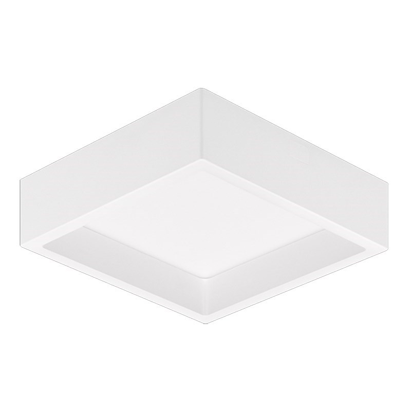 Painel LED Sobrepor 12w Branco Quente Deep Quadrado Bivolt 900lm STH20902BR/30 Stella