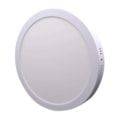 Painel LED Sobrepor 25w 3000k Branco Quente 1920lm 30cm Redondo Branco Bivolt Eletrorastro