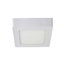 Painel LED Sobrepor Home Quadrado 12W Luz Branco Frio Bronzearte
