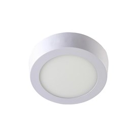 Painel LED Sobrepor Home Redondo 6W Luz Branco Quente Bronzearte