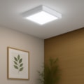 Painel LED Sobrepor Luz Branco Frio Quadrado Empalux