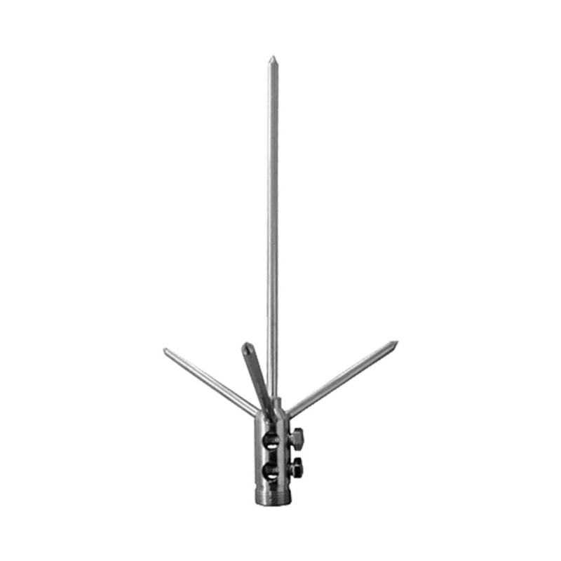 Para Raio Alumínio 4 Pontas 2 Descidas 350Mm Paraklin