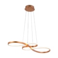 Pendente 75cm Dourado 40W 3000K ou 4000K ou 6500K 2800Lm Bivolt Lp-016A Nitrolux
