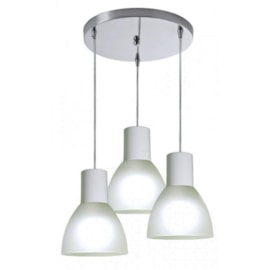 Pendente Anello 3 Lâmpadas Bivolt Branco Startec Pendente Anello 3 Lâmpadas Bivolt Branco Startec