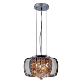 Pendente Attractive 28cm Cromado Startec Pendente Attractive 28cm Cromado Startec