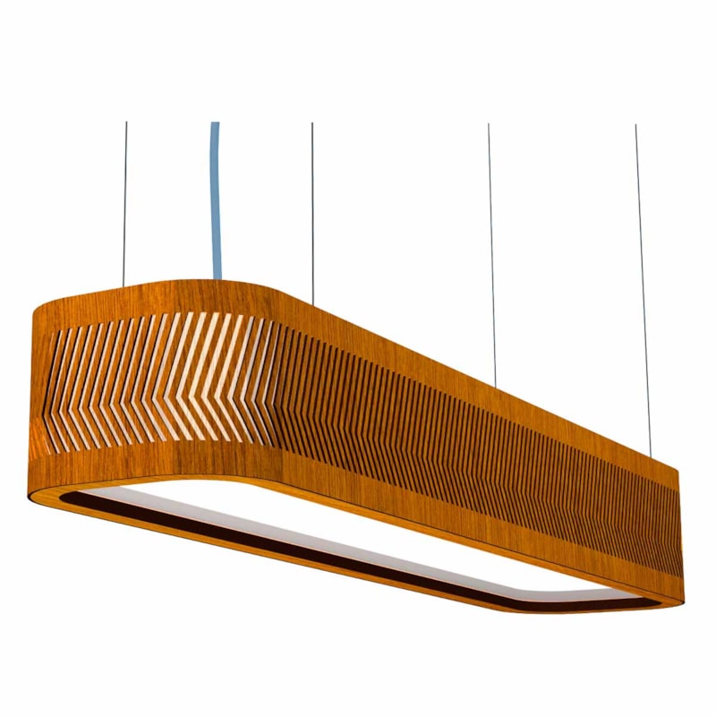 Pendente Balaio Office Blanchonella 130Cm 2 Lampadas T8 Classic Lar